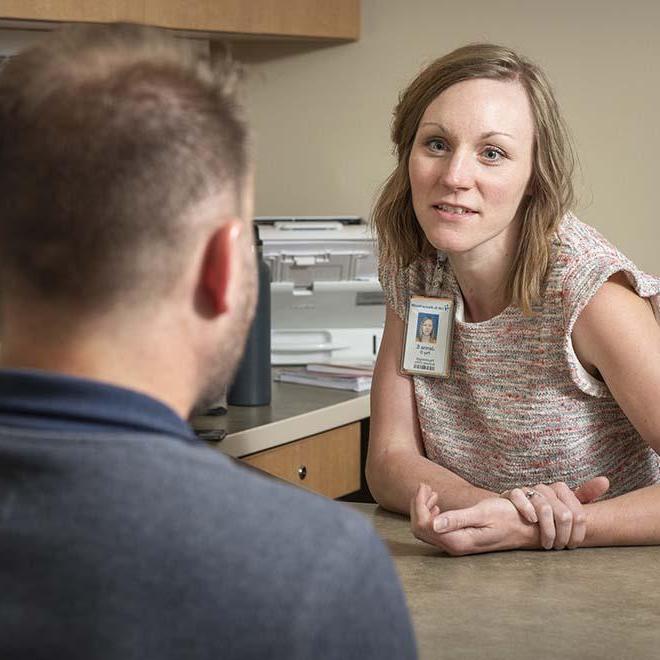 Psychologist Counseling a Client